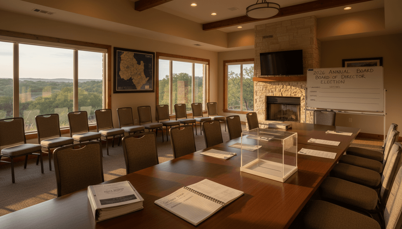 2026 Annual Board of Director Election